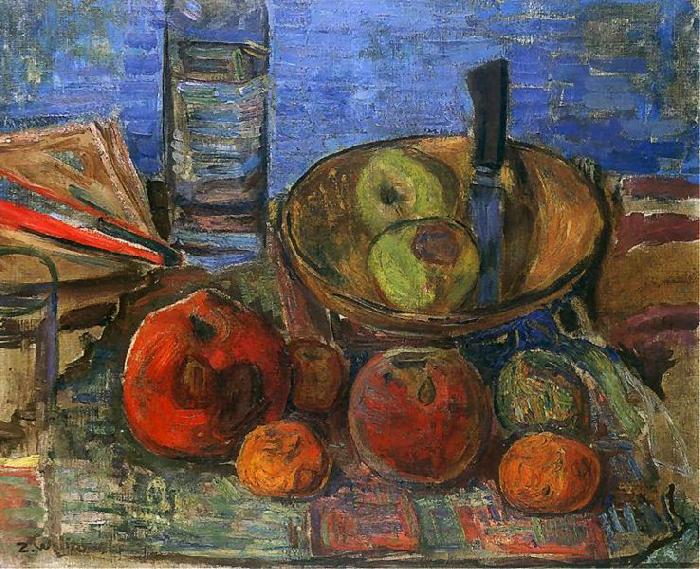 Zygmunt Waliszewski Still life with apples. oil painting image